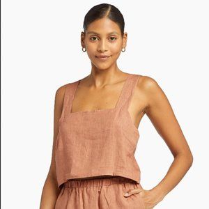 VITAMIN A SWIM- Tallows Crop Top- BNWT